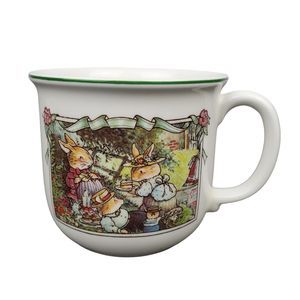 2 Vtg 1994 Villeroy & Boch Foxwood Tales Brian Paterson Luxembourg Cup Mug